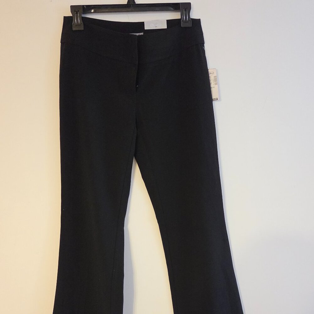 Mandee Black Wide Leg Bell Dress Pants